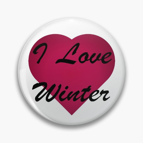 Item preview, I love winter stickers designed and sold by glitchman2.
