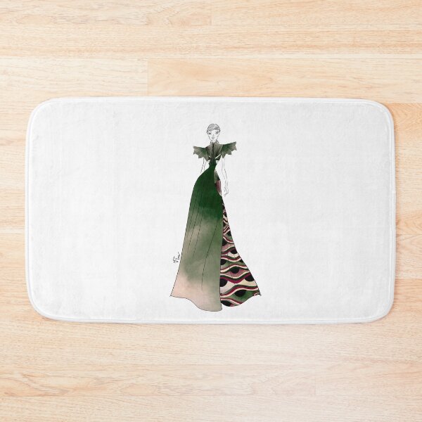 Item preview, Asian Hand Fan and Eye Inspired Ballgown Fashion Illustration - Iteration #36 Undertone Palette designed and sold by Eva Phan.