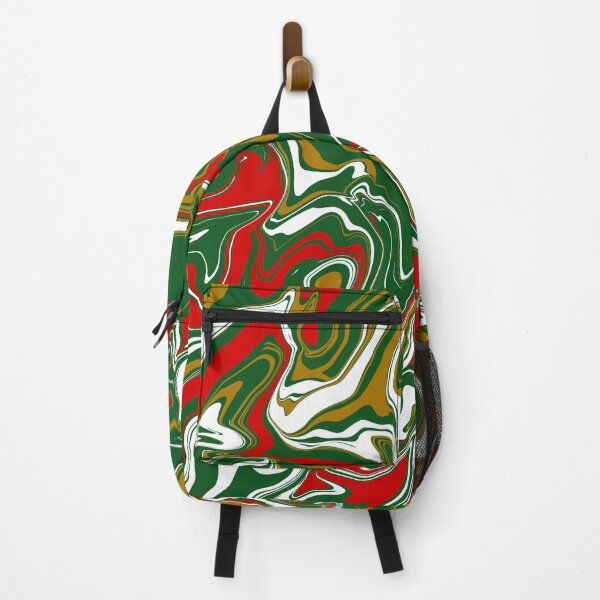 Item preview, Green, Red, White, and Gold Christmas Marble  designed and sold by WildNClassyFun.