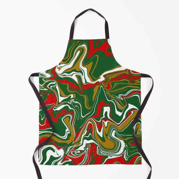 Item preview, Green, Red, White, and Gold Christmas Marble designed and sold by WildNClassyFun.