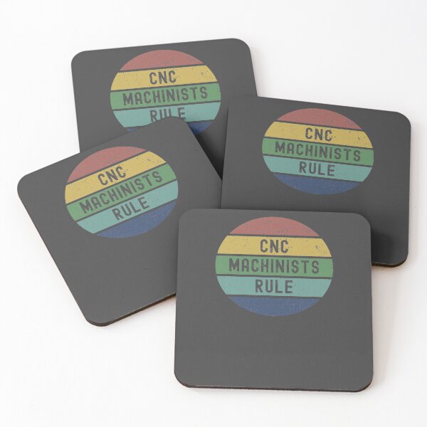 Item preview, CNC Machinists Rule - Cool Distressed Sunset Novelty Graphic designed and sold by Dorkification.
