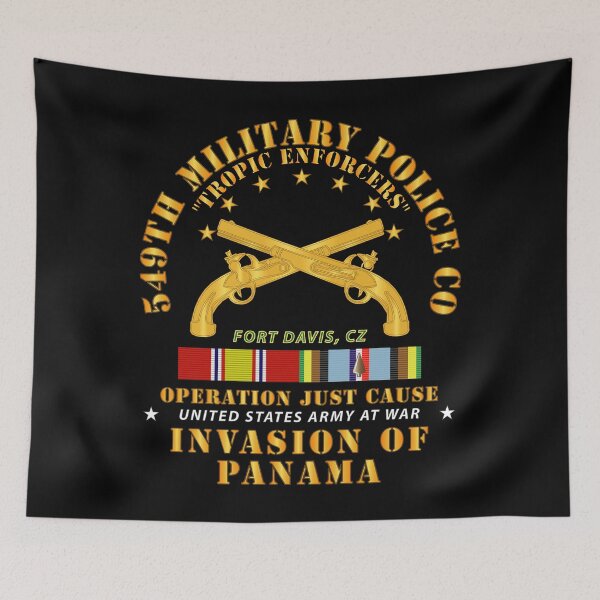 Item preview, Just Cause - 549th Military Police Co - Ft Davis, CZ w Svc Ribbons designed and sold by Military Insignia Products.