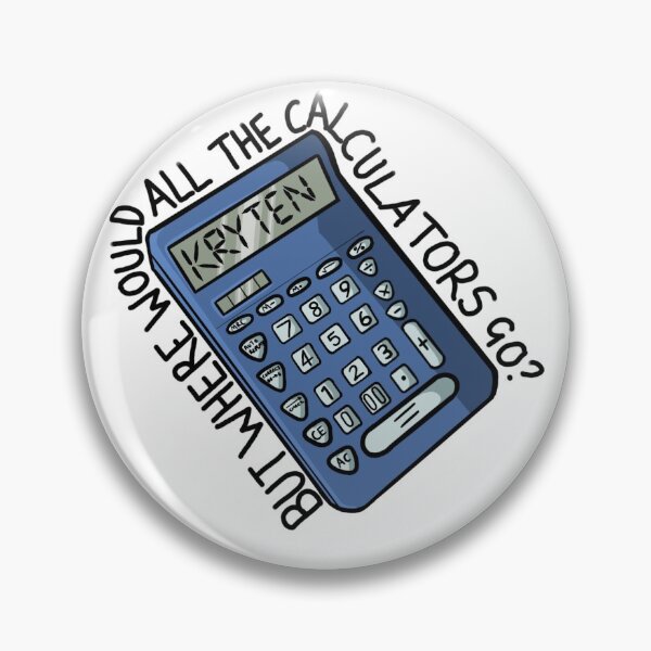 Item preview, But where would all the calculators go?  designed and sold by bluerorjhan.