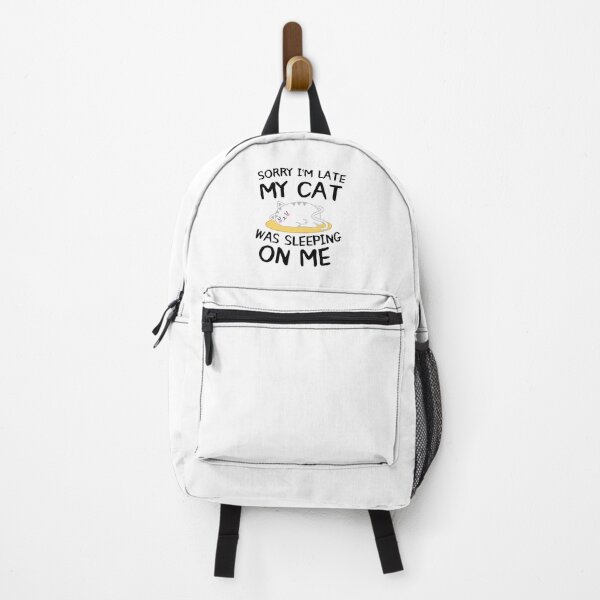 Item preview, Sorry I'm Late My Cat Was Sleeping On Me Car Lover designed and sold by Sutra-Lotus-Co.