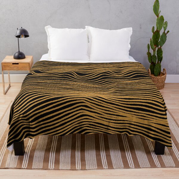 Item preview, Gold Squiggle Abstract Art Pattern Line Design designed and sold by NancyMerkle.