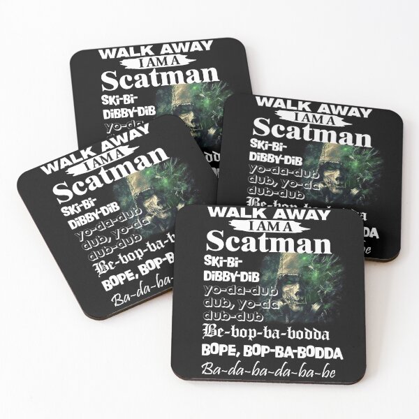Item preview, Demon Warrior Walk Away I Am a Scatman  Ski-Bi-Dibby-Dib designed and sold by Olivia-Evans.