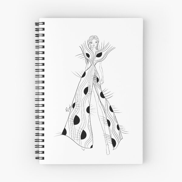 Item preview, Eye Inspired Ballgown Fashion Illustration - Iteration #35 Sketch designed and sold by Eva Phan.
