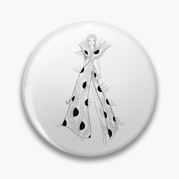 Item preview, Eye Inspired Ballgown Fashion Illustration - Iteration #35 Sketch designed and sold by Eva Phan.
