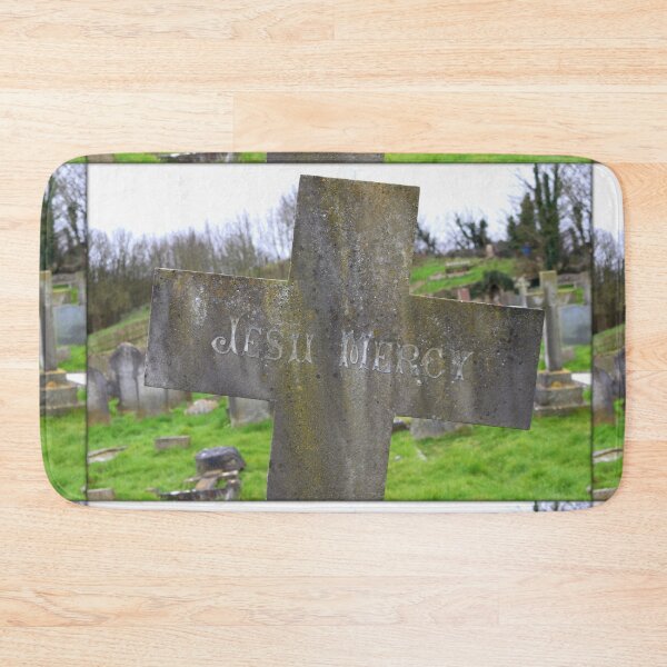 Item preview, Jesu Mercy Tombstone Cross designed and sold by anitahiltz.