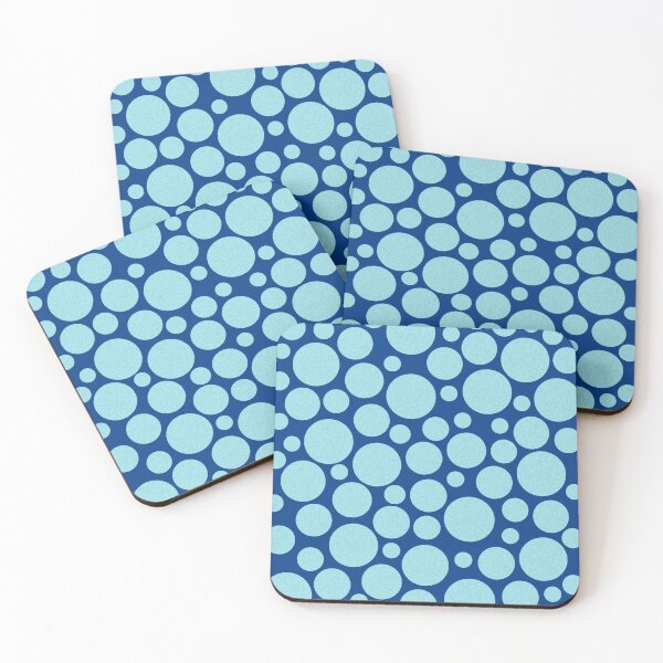 Item preview, Blue and White Circles Pattern with Blue Background #2 designed and sold by Achily.