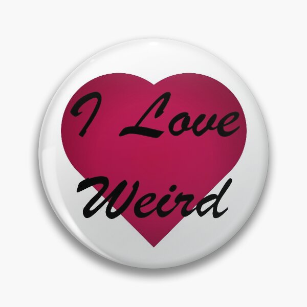 Item preview, I love weird stickers designed and sold by glitchman2.