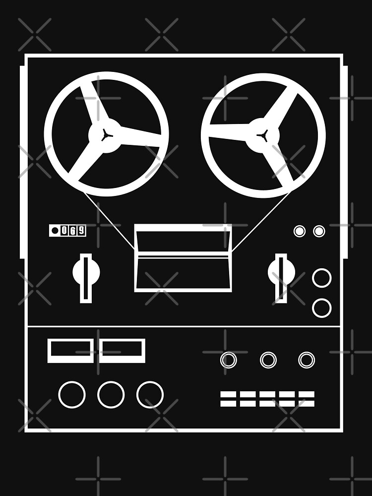 reel tape recorder - white by kislev