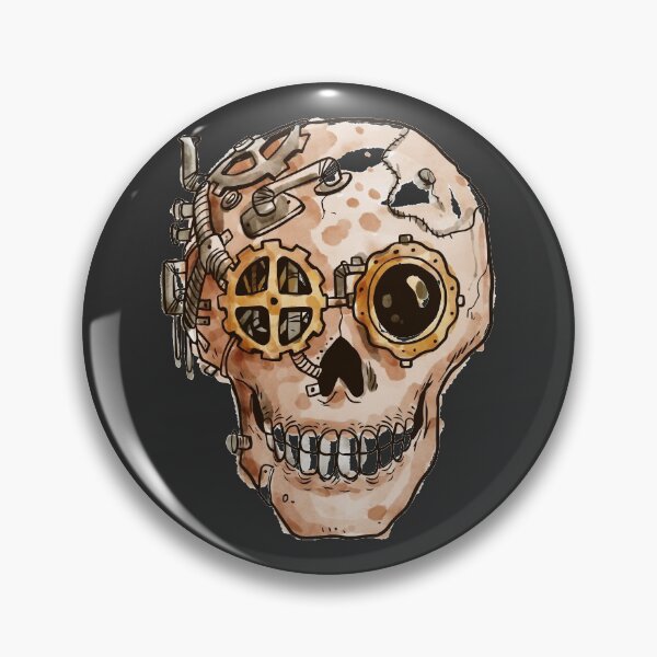 Item preview, Mechanical Skull designed and sold by MyDesignCrate.