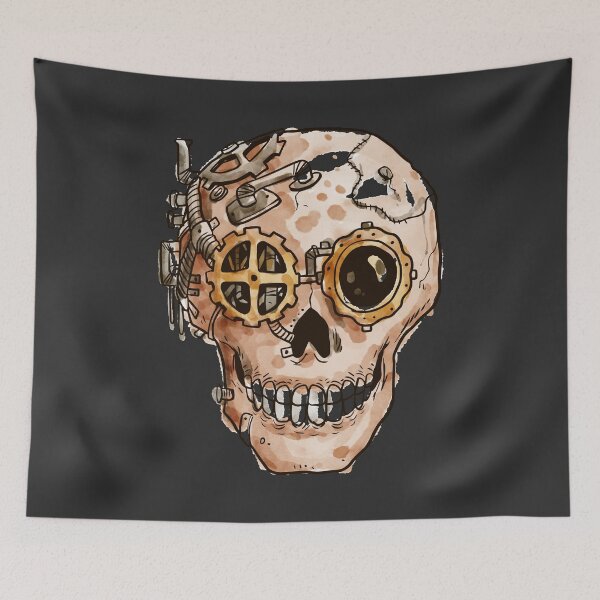 Item preview, Mechanical Skull designed and sold by MyDesignCrate.
