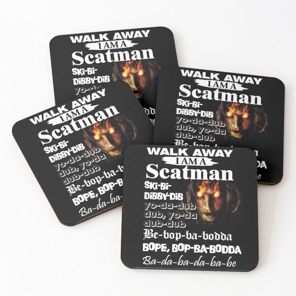 Item preview, Demon Warrior Walk Away I Am a Scatman  Ski-Bi-Dibby-Dib designed and sold by Olivia-Evans.