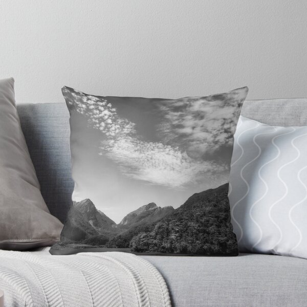 Item preview, Wonderful View in BW at Deep Cove in Doubtful Sound designed and sold by Danielasphotos.