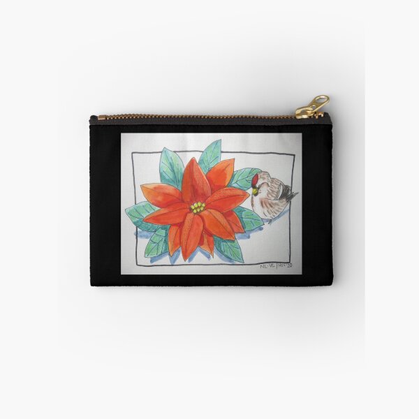 Item preview, Poinsettia and a Redpoll designed and sold by vampiricconure.