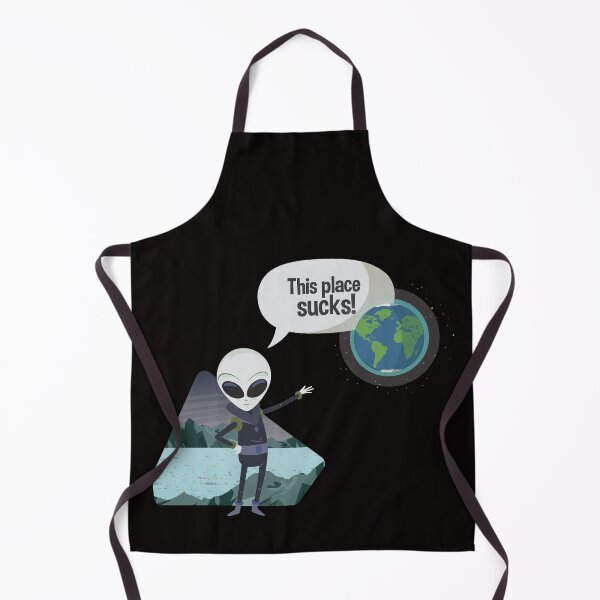 Item preview, This Place Sucks | Funny Alien designed and sold by artado.