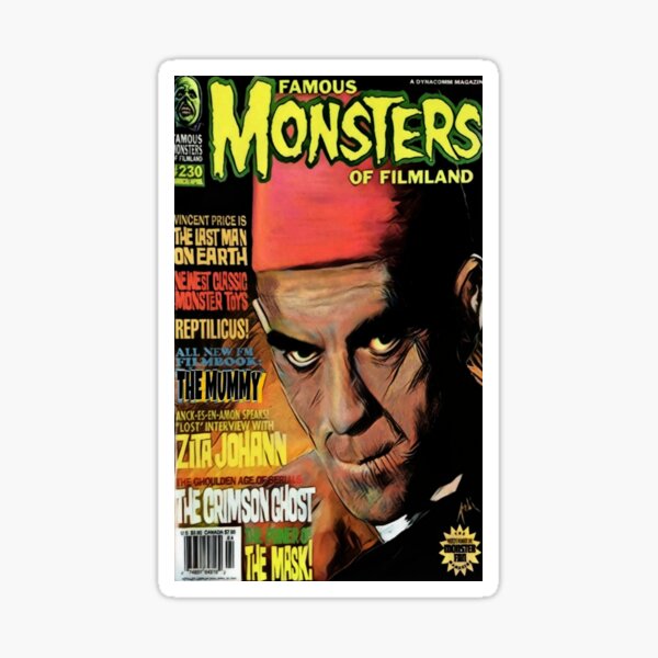 Item preview, Famous Monsters The Mummy designed and sold by NolaJere.