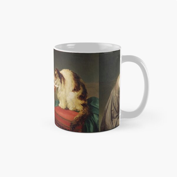 Item preview, Angry cat, scared dog painting meme designed and sold by D0NN13D1N0.