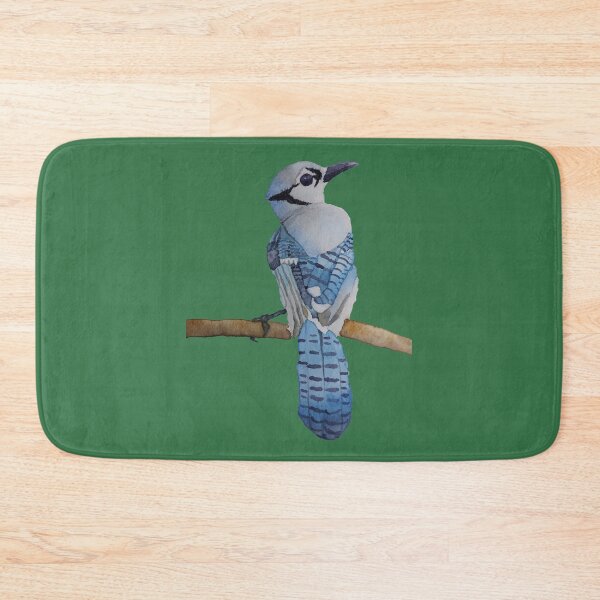 Item preview, Watercolor Blue Jay on a stick designed and sold by Meagan Stratton.