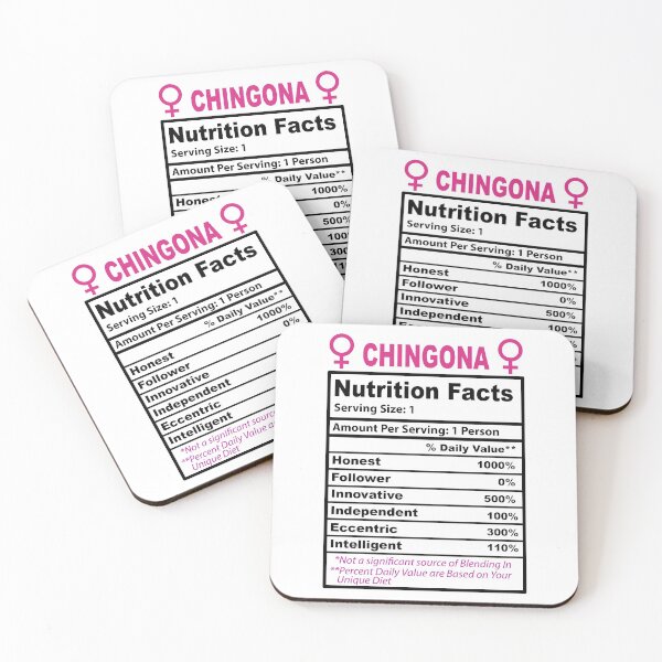 Item preview, Chingona Nutrition Facts designed and sold by omhersi.