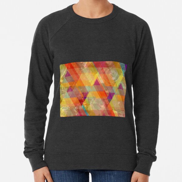 Sea glass triangle Lightweight Sweatshirt