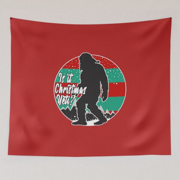 Item preview, Is it Christmas Yeti? Red Background designed and sold by SMilllar.