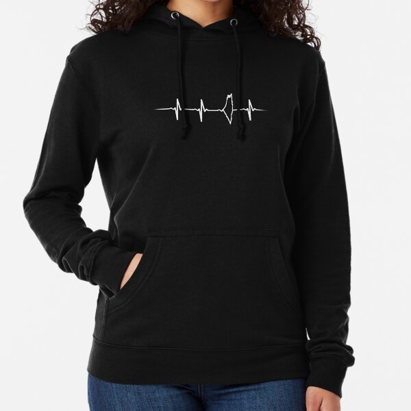Space Heartbeat Mens Hoodie Fashion Pullover Sweatshirt 