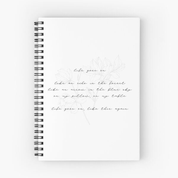 Item preview, BTS Life Goes On Lyrics - "like this again" designed and sold by coupdecoeur.