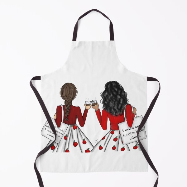 Item preview, Two Elementary Teachers with Coffee - Teacher Best Friend Art designed and sold by SMillustrations.