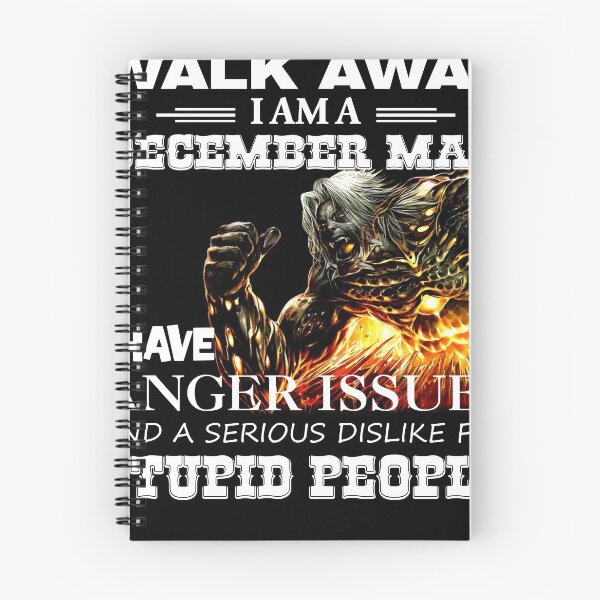 Item preview, Demon Warrior Walk away I Am A December Man designed and sold by Olivia-Evans.