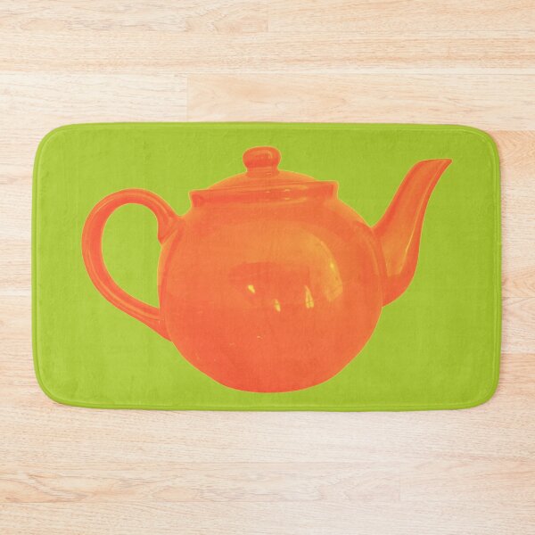 Item preview, Soothing orange teapot designed and sold by truleeido.