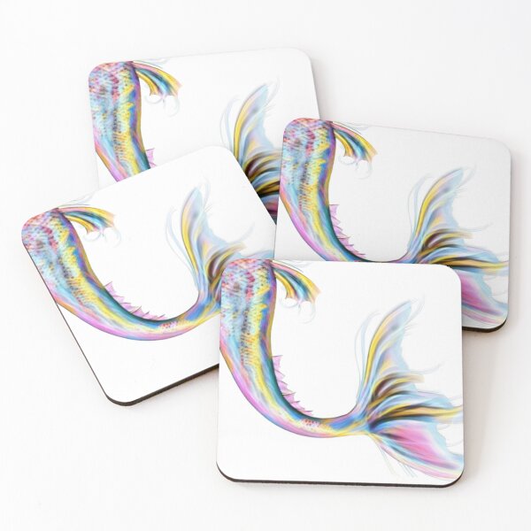 Item preview, Mermaid Tail Style, Mermaid Fin Watercolor Art designed and sold by OhOddrey.