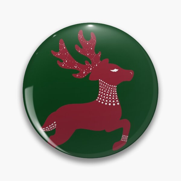 Item preview, Elegant Red and White Reindeer designed and sold by Lady-Lilac.