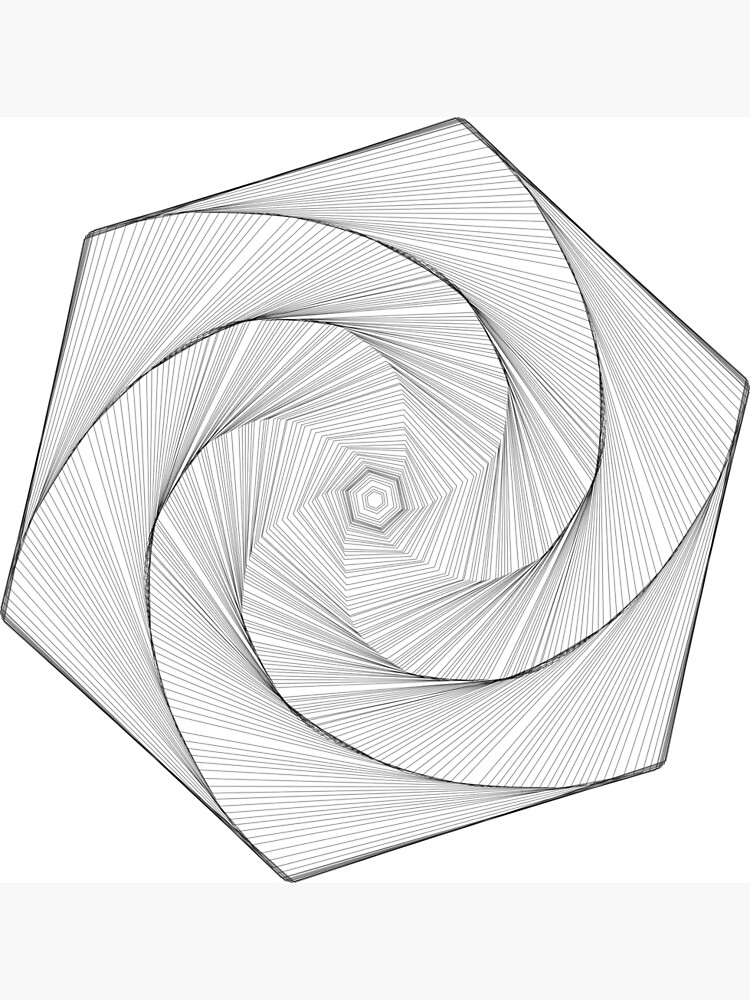 "Minimalist Hexagon Line art" Poster for Sale by Raizenyzer10 Redbubble