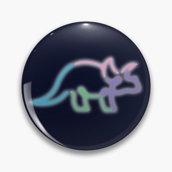 Item preview, The Try Guys Triceratops - Glowing Effect designed and sold by Chaotic Neutral.