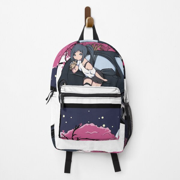 Item preview, Cute anime girl leaning on the car designed and sold by Nerdless.
