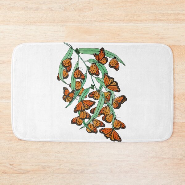 Item preview, Monarch butterflies roosting on Eucalyptus designed and sold by katgalletta.