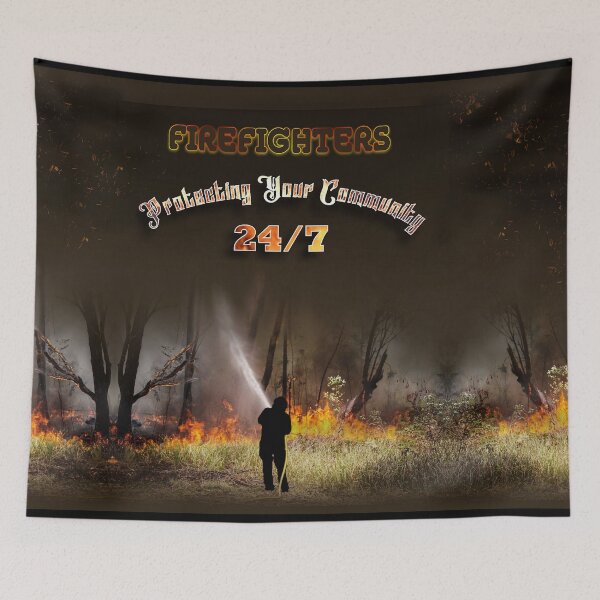 Item preview, Firefighters Protect 24/7 designed and sold by FireGirlinOz.
