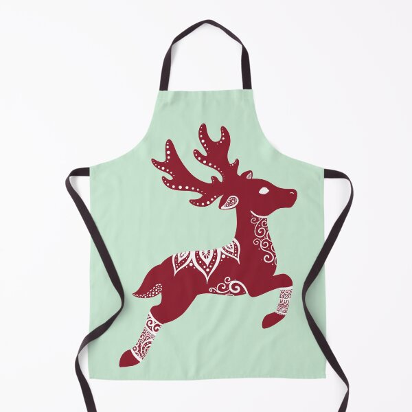 Item preview, Red and White Reindeer Sweater Design designed and sold by Lady-Lilac.