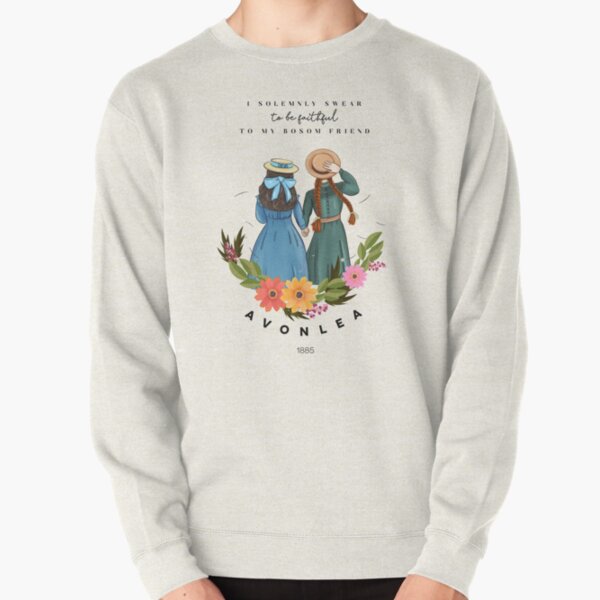 Anne with an E and Diana from Avonlea Green Gables - Best Friends Pullover Sweatshirt