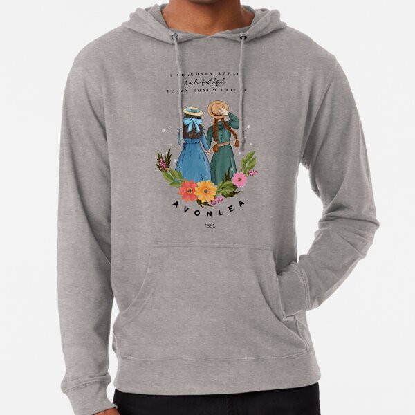 Sweat a capuche leger for Sale avec l uvre Anne et Gilbert Anne avec une serie E Anne of Green Gables de l artiste wearandpaper Redbubble