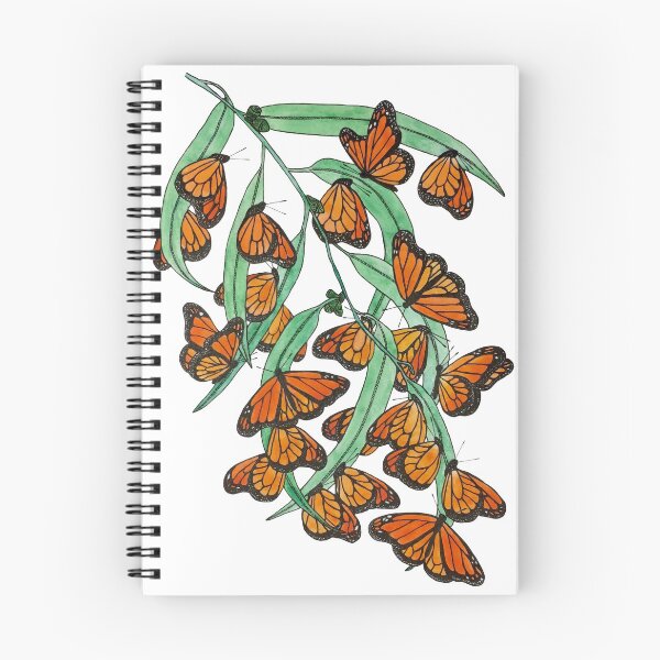 Item preview, Monarch butterflies roosting on Eucalyptus designed and sold by katgalletta.
