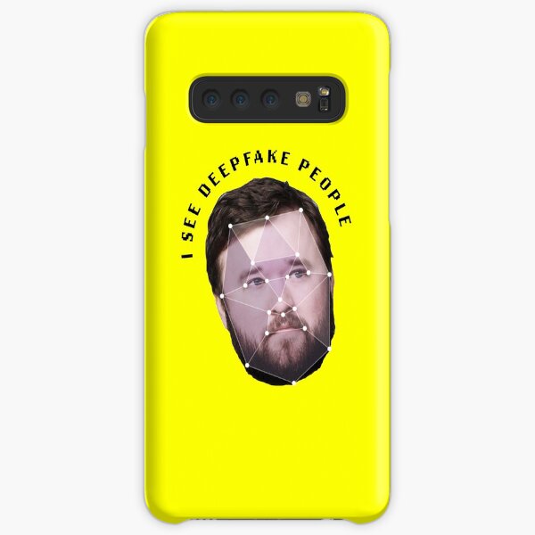 I see deepfake people. Samsung Galaxy Snap Case