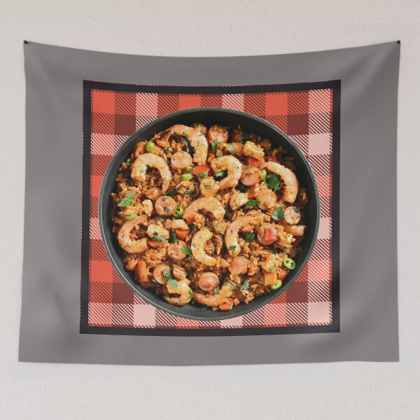 Item preview, Cajun Shrimp and Gingham  designed and sold by portraitsonthep.