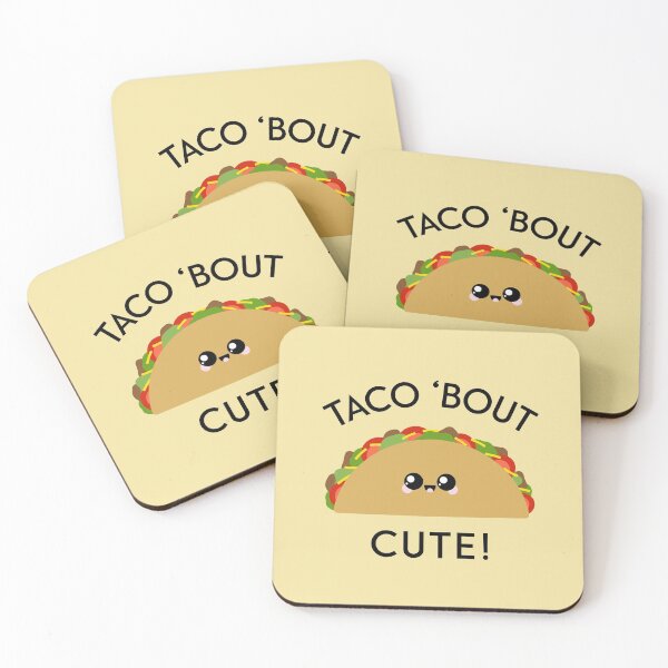 Item preview, Taco 'Bout Cute | Kawaii Taco designed and sold by NocturnalEngg.