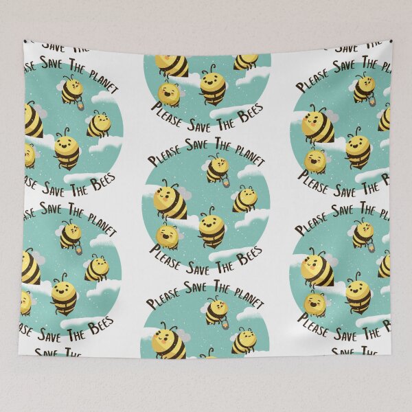 Item preview,  Save the planet! Save the bees! V.2 designed and sold by hckrman32.