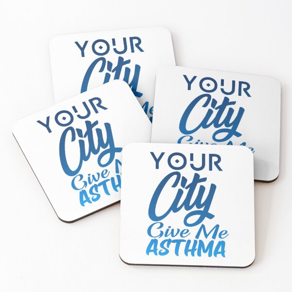 Item preview, Your city gave me asthma stickers  designed and sold by KGN  CREATIVITY.