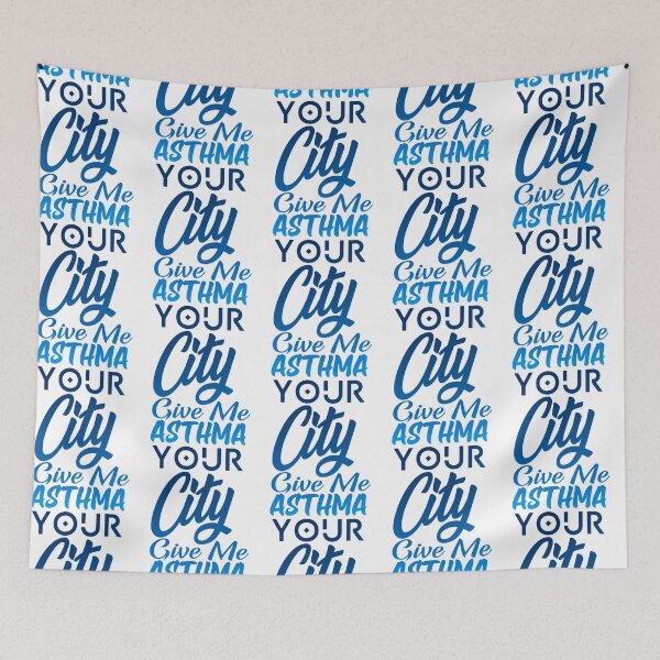Item preview, Your city gave me asthma stickers  designed and sold by KGN  CREATIVITY.